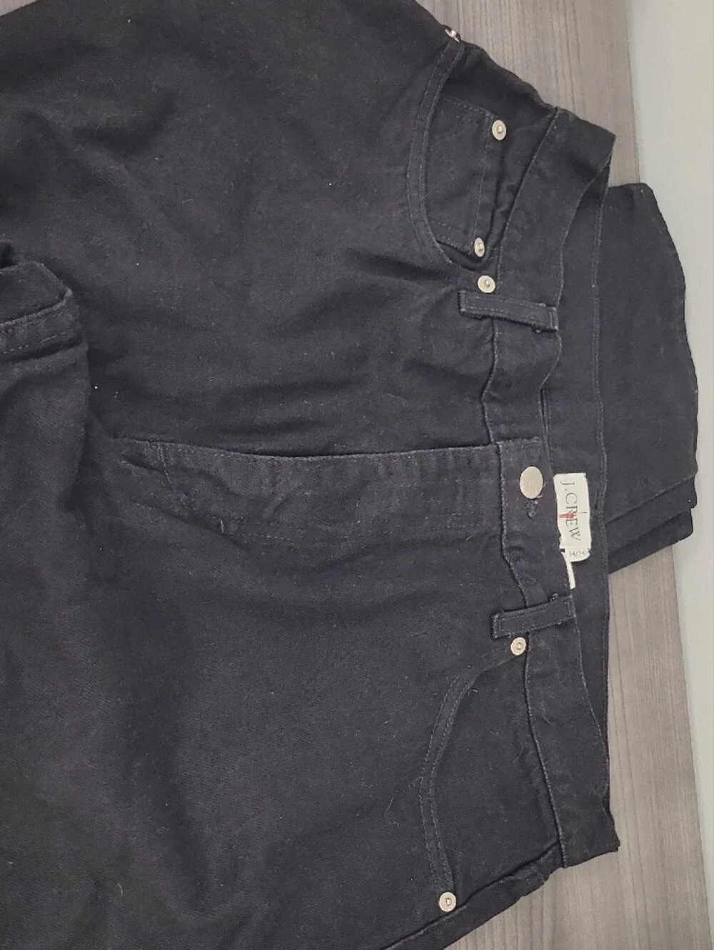 J. Crew Men’s Black Striaght Jeans 34/34